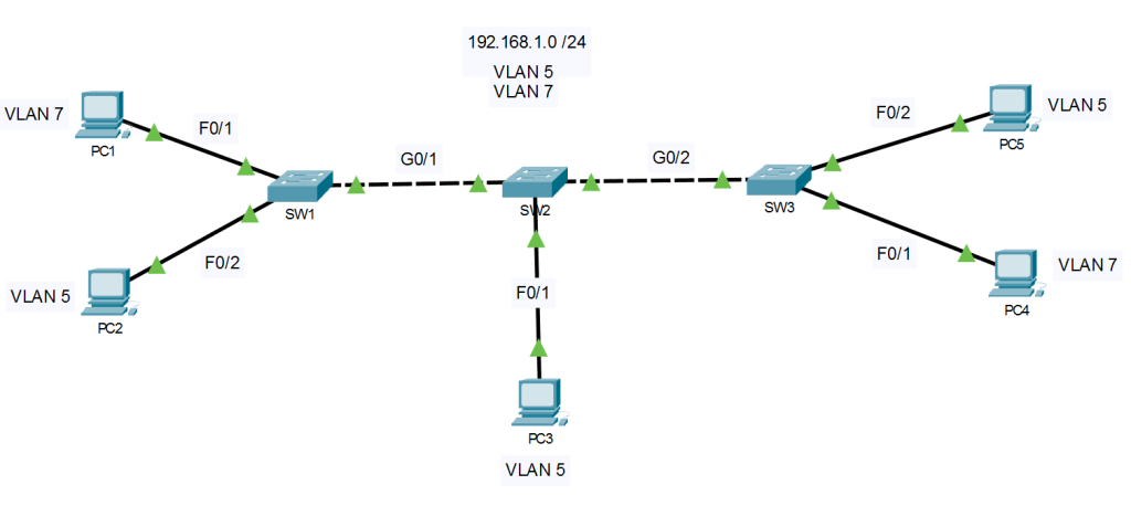 VLAN Configuration, Access & Trunk Ports | CCNA Lab Practical 1